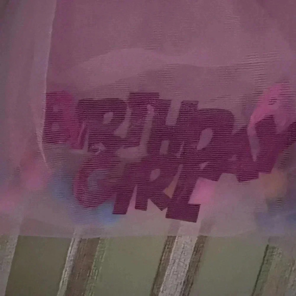 PRECIOUS BIRTHDAY GIRL TUTU ONE SIZE FITS ALL - Picture 9 of 10